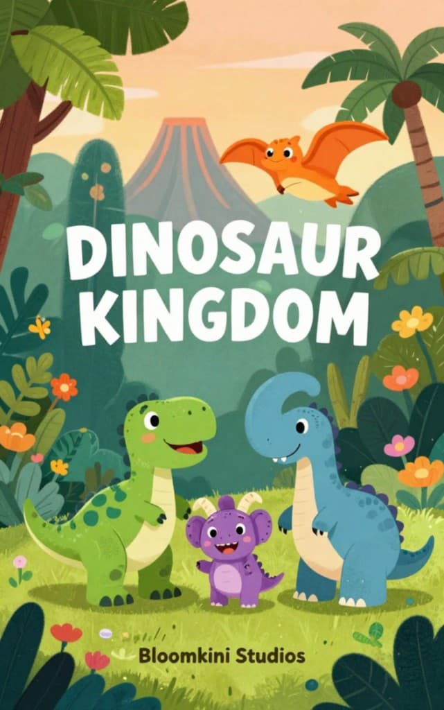 Dinosaur Kingdom by Bloomkini Studios cover