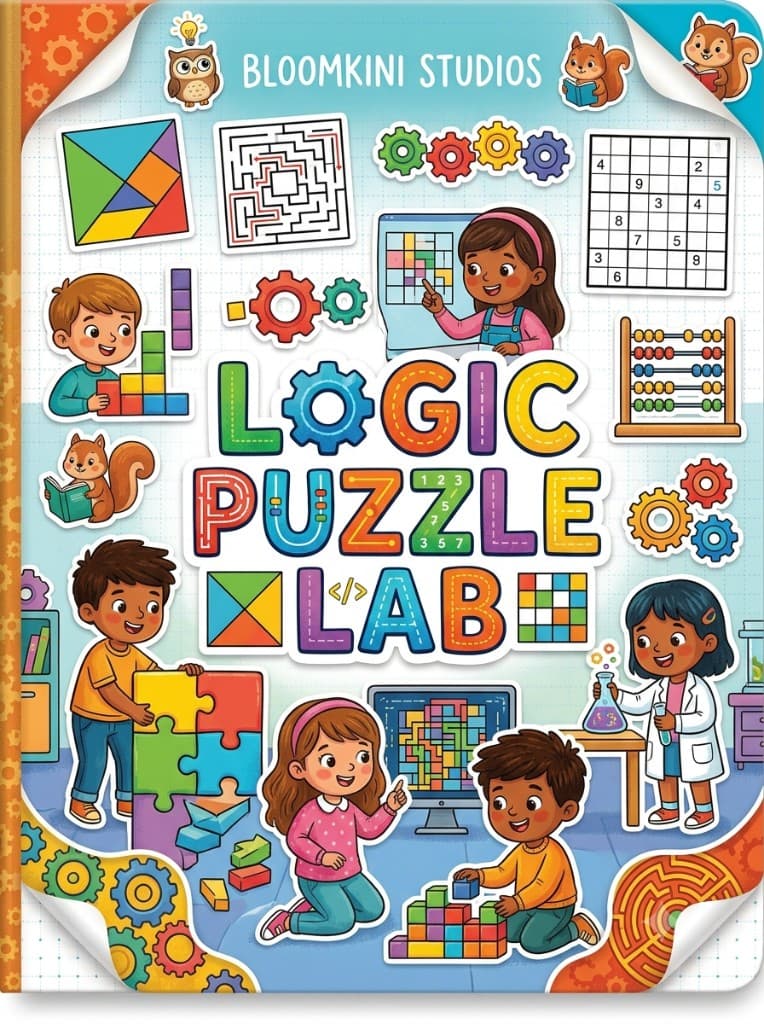 Logic Puzzle Lab by Bloomkini Studios cover